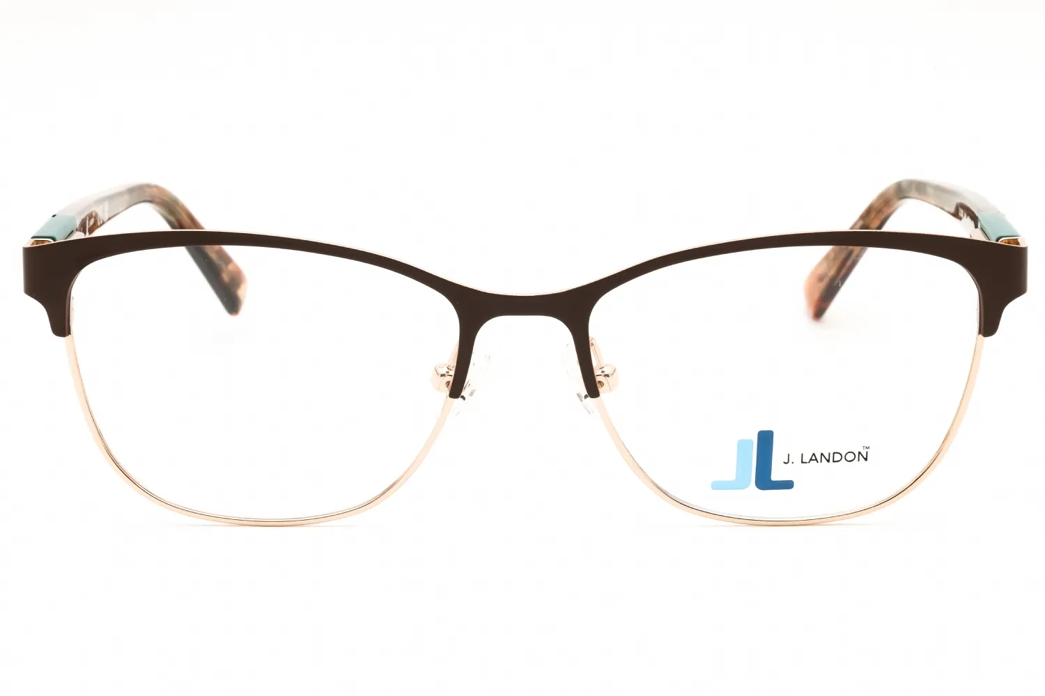 J. Landon JL5009 049 Eyeglasses Matte Dark Brown 53mm Women 2