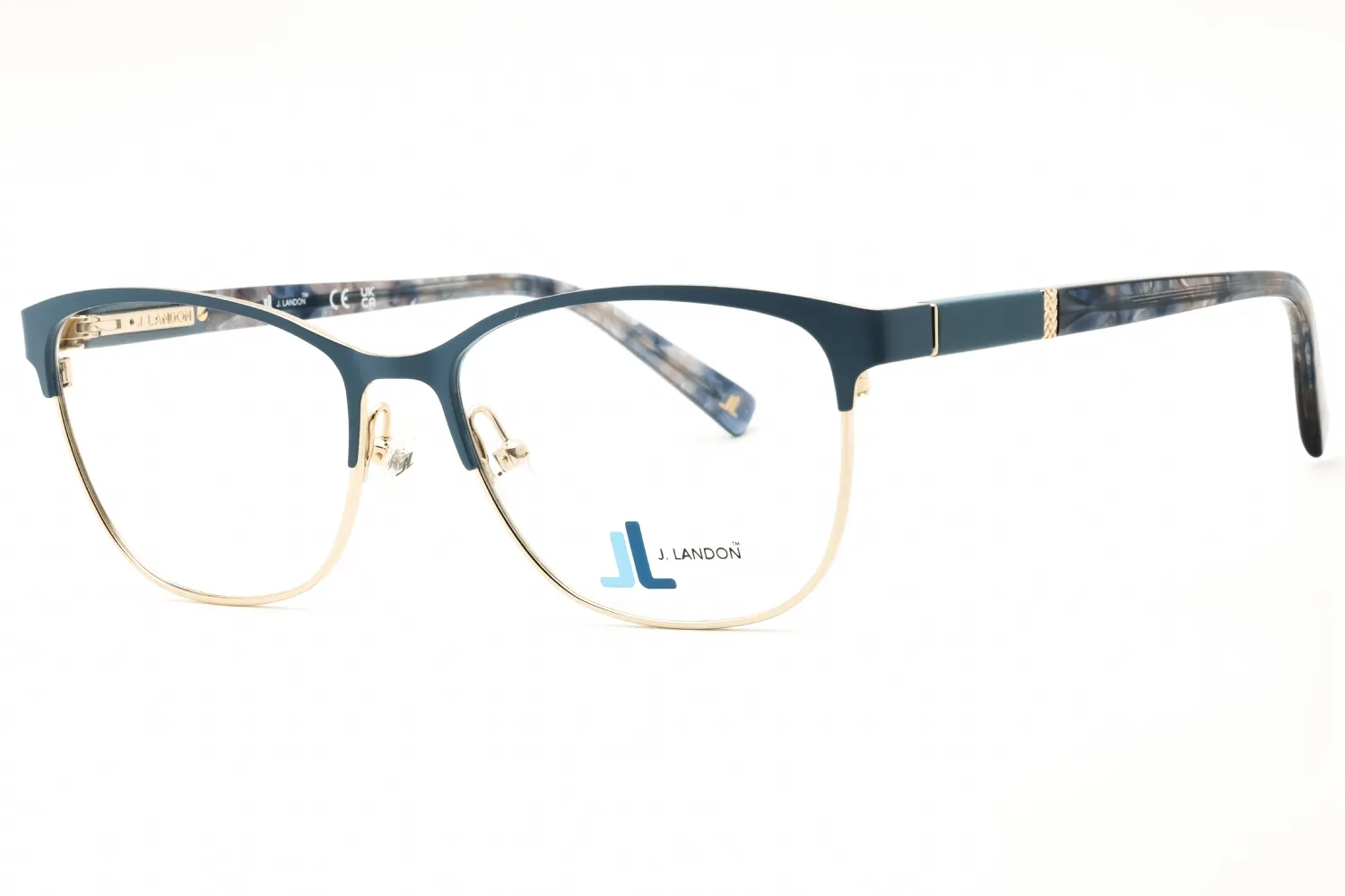 J. Landon JL5009 085 Eyeglasses Matte Light Blue 55mm Women
