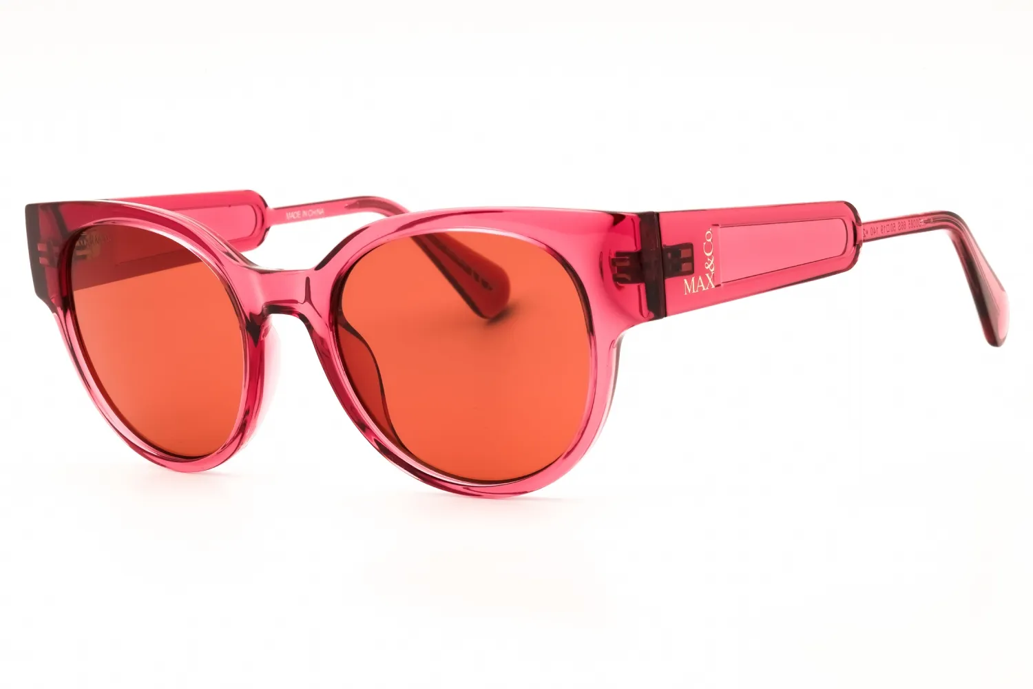 Max & Co MO0085 66S Sunglasses Shiny Red 50mm Women