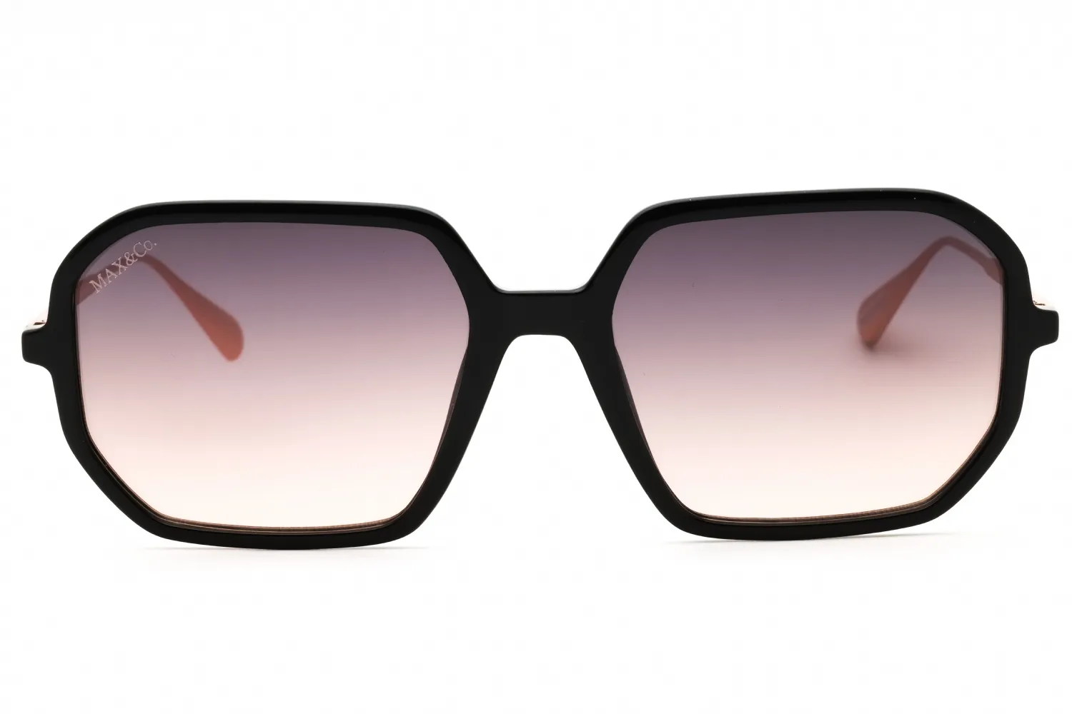 Max & Co MO0087 01B Sunglasses Shiny Black 54mm Women 2