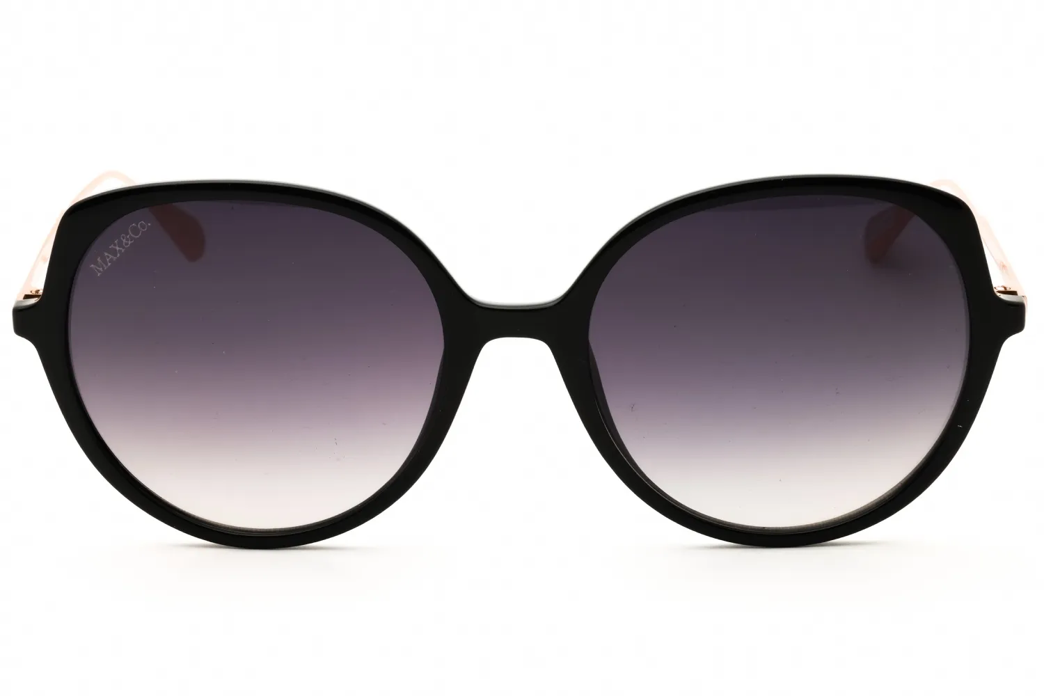 Max & Co MO0088 01B Sunglasses Shiny Black 54mm Women 2