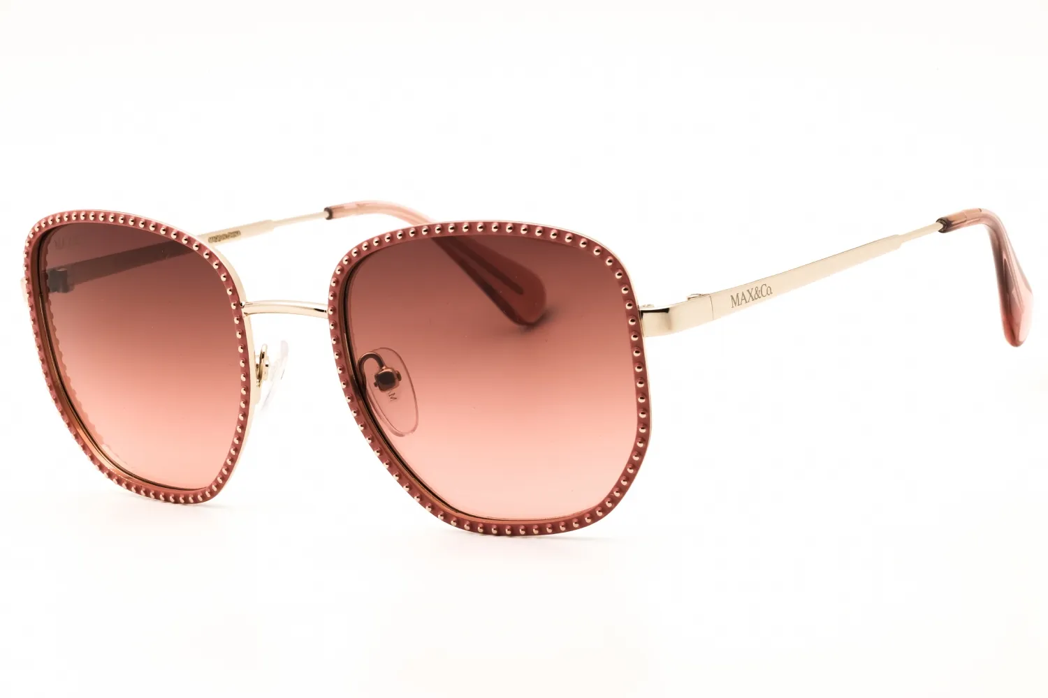 Max & Co MO0091 72F Sunglasses Shiny Pink 52mm Women