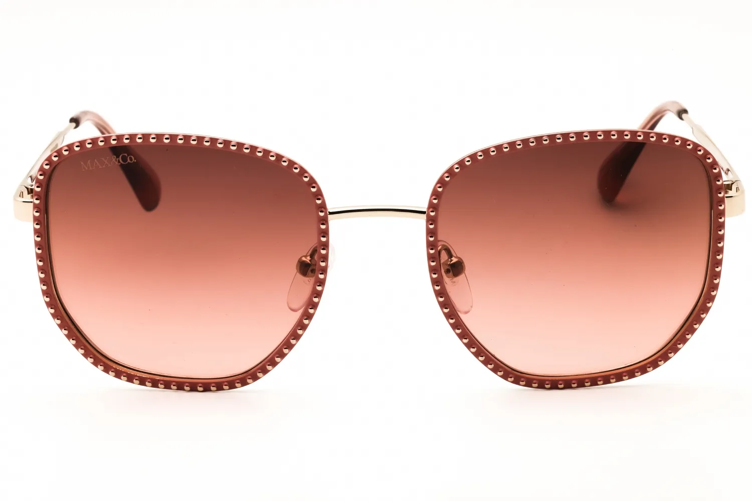 Max & Co MO0091 72F Sunglasses Shiny Pink 52mm Women 2