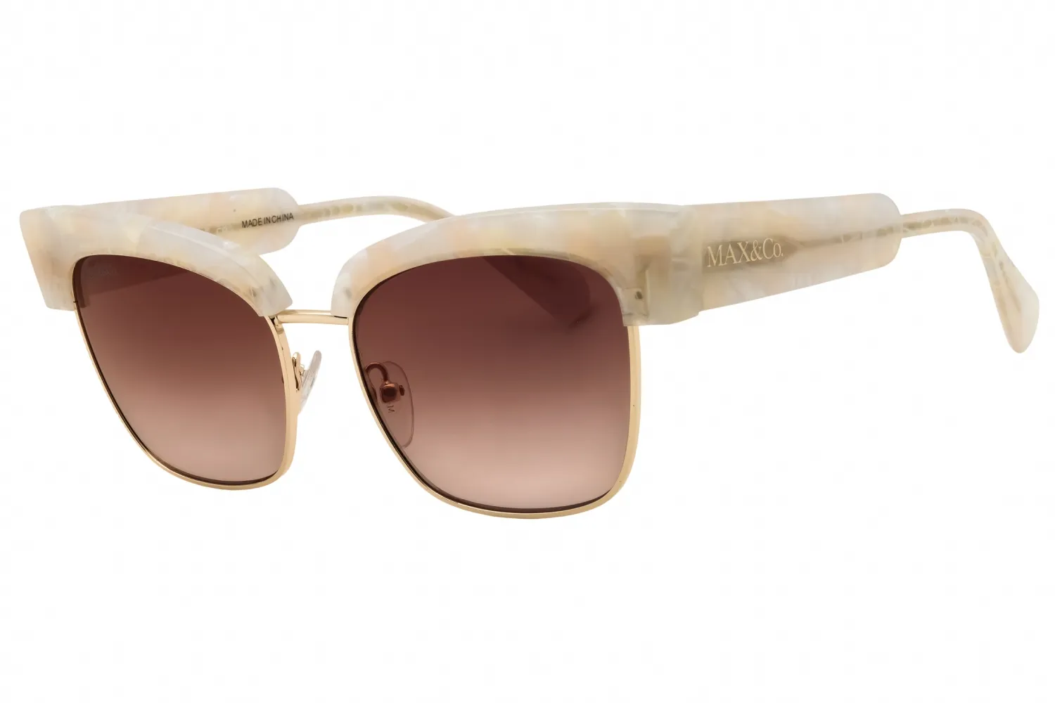 Max & Co MO0092 24G Sunglasses White 54mm Women