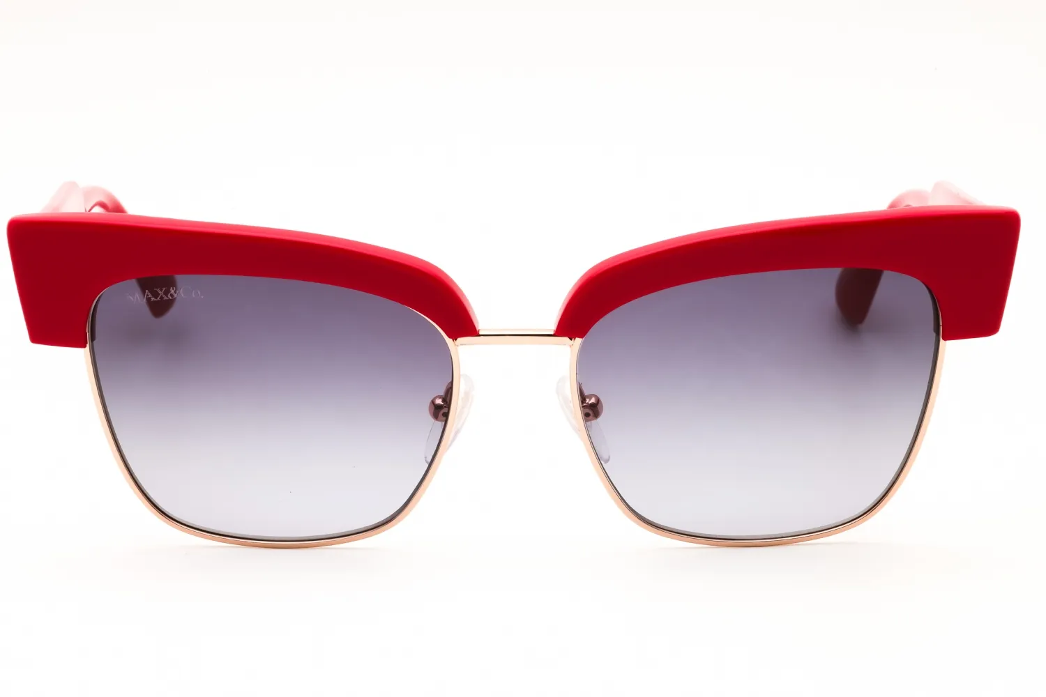 Max & Co MO0092 66B Sunglasses Shiny Red 54mm Women 2