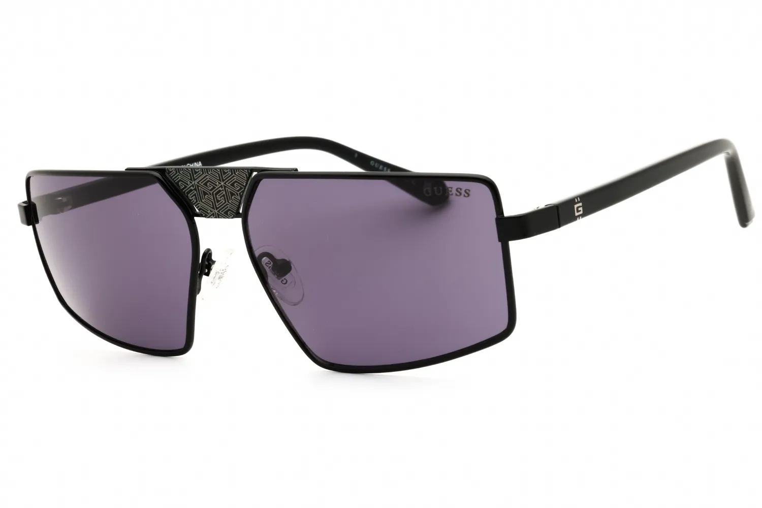 Guess GU00087 01Y Sunglasses Shiny Black 60mm Men