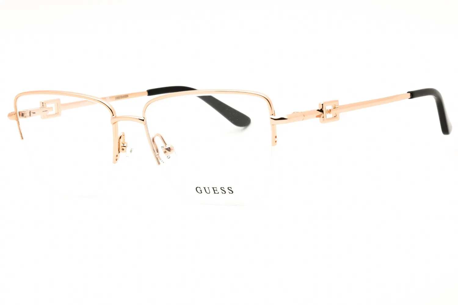 Guess GU2976 028 Eyeglasses Shiny Rose Gold 53mm Women