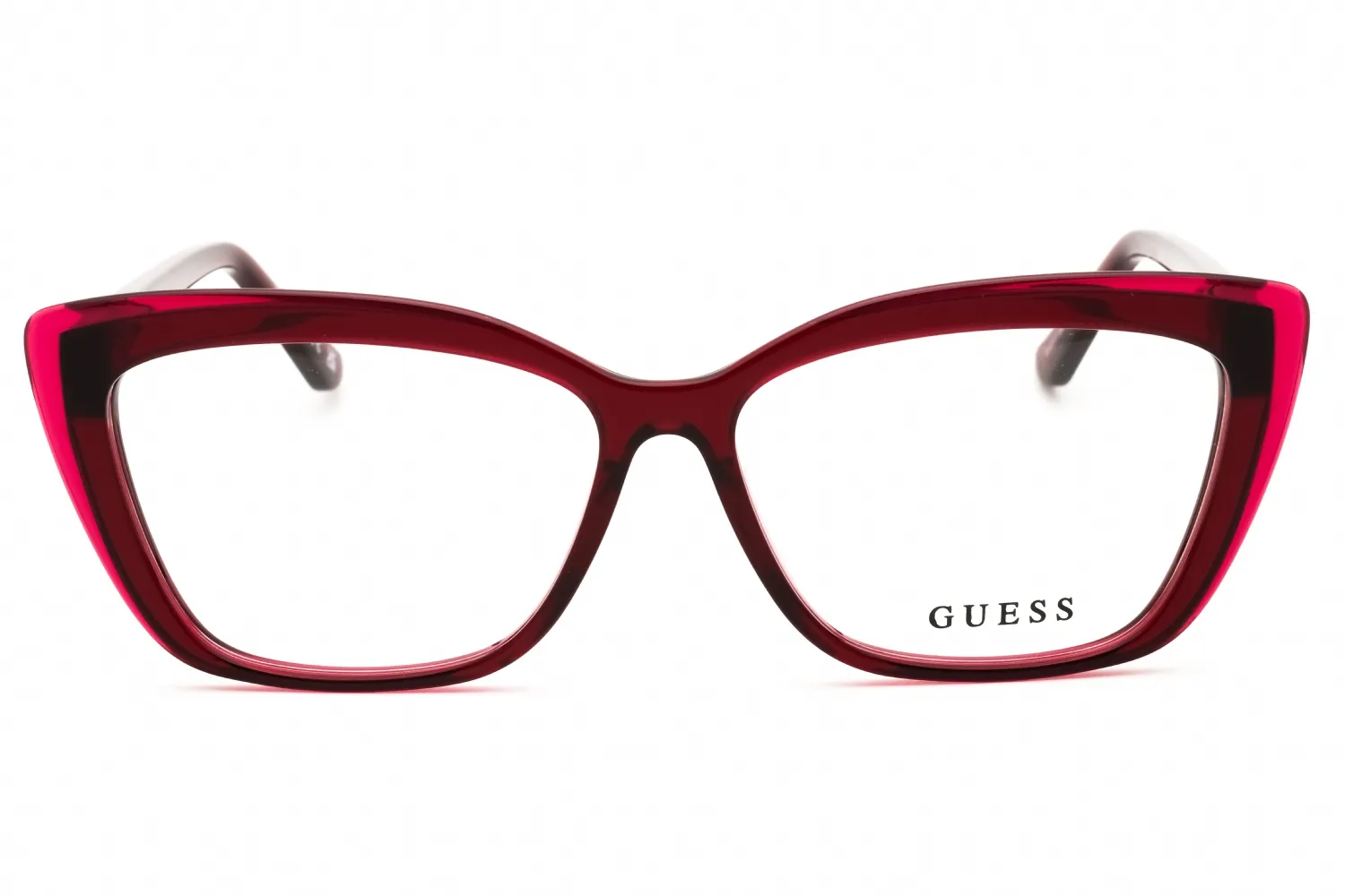 Guess GU2977 069 Eyeglasses Shiny Bordeaux 55mm Women 2