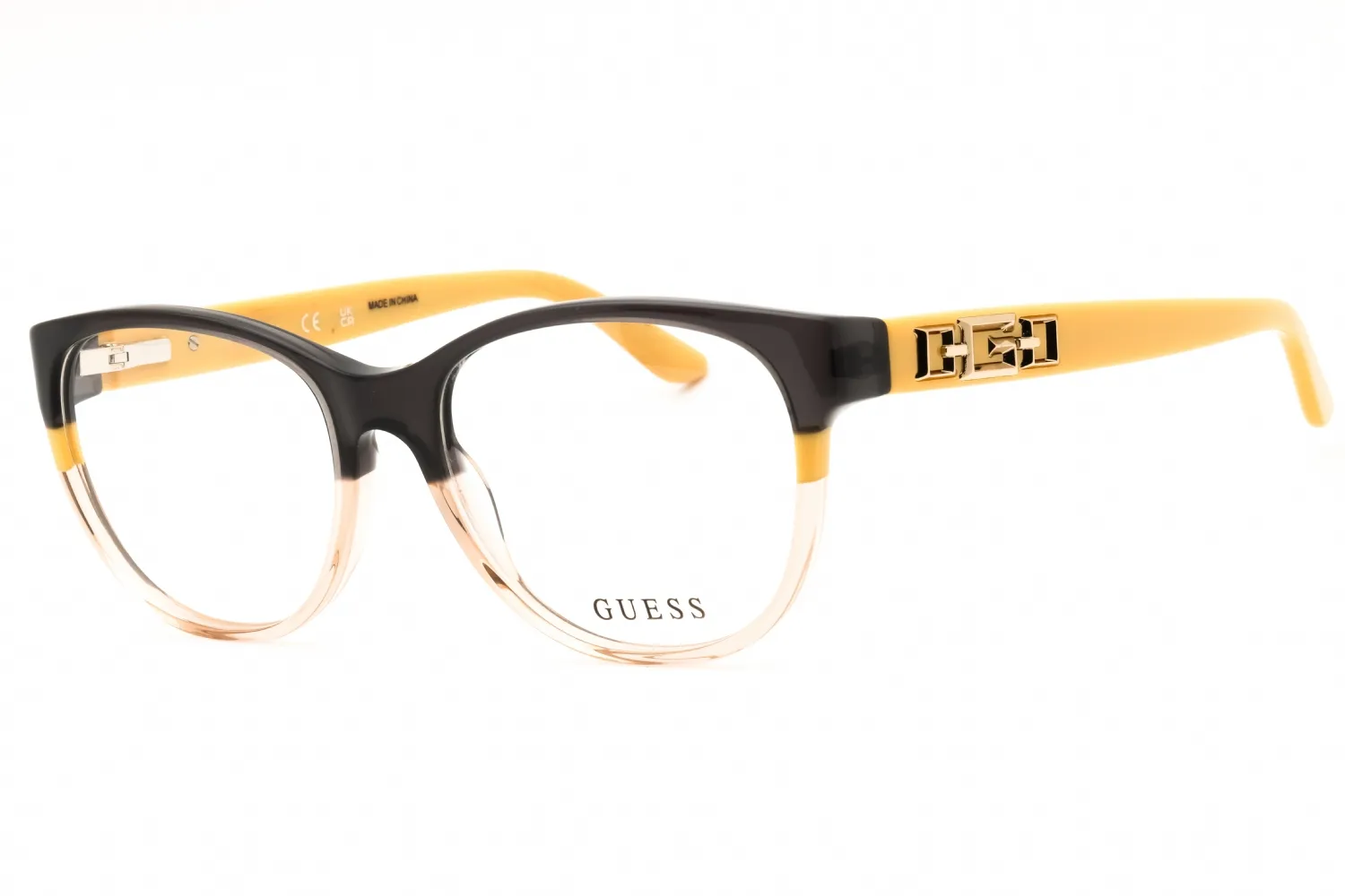 Guess GU2980 041 Eyeglasses Yellow 53mm Women