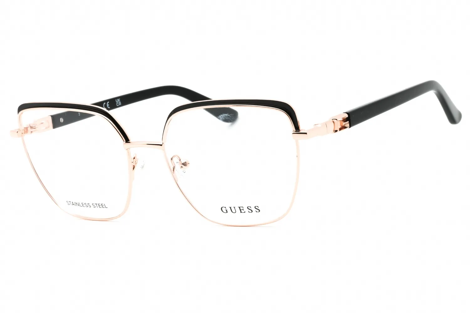 Guess GU2983 005 Eyeglasses Shiny Black 56mm Women