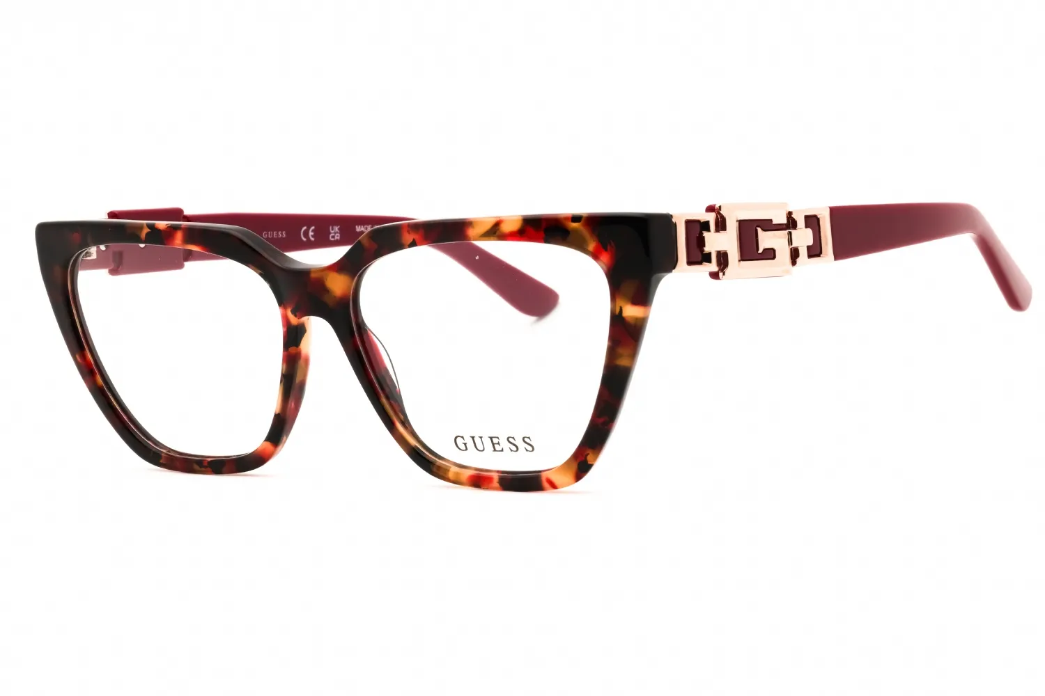 Guess GU2985 071 Eyeglasses Bordeaux 54mm Women