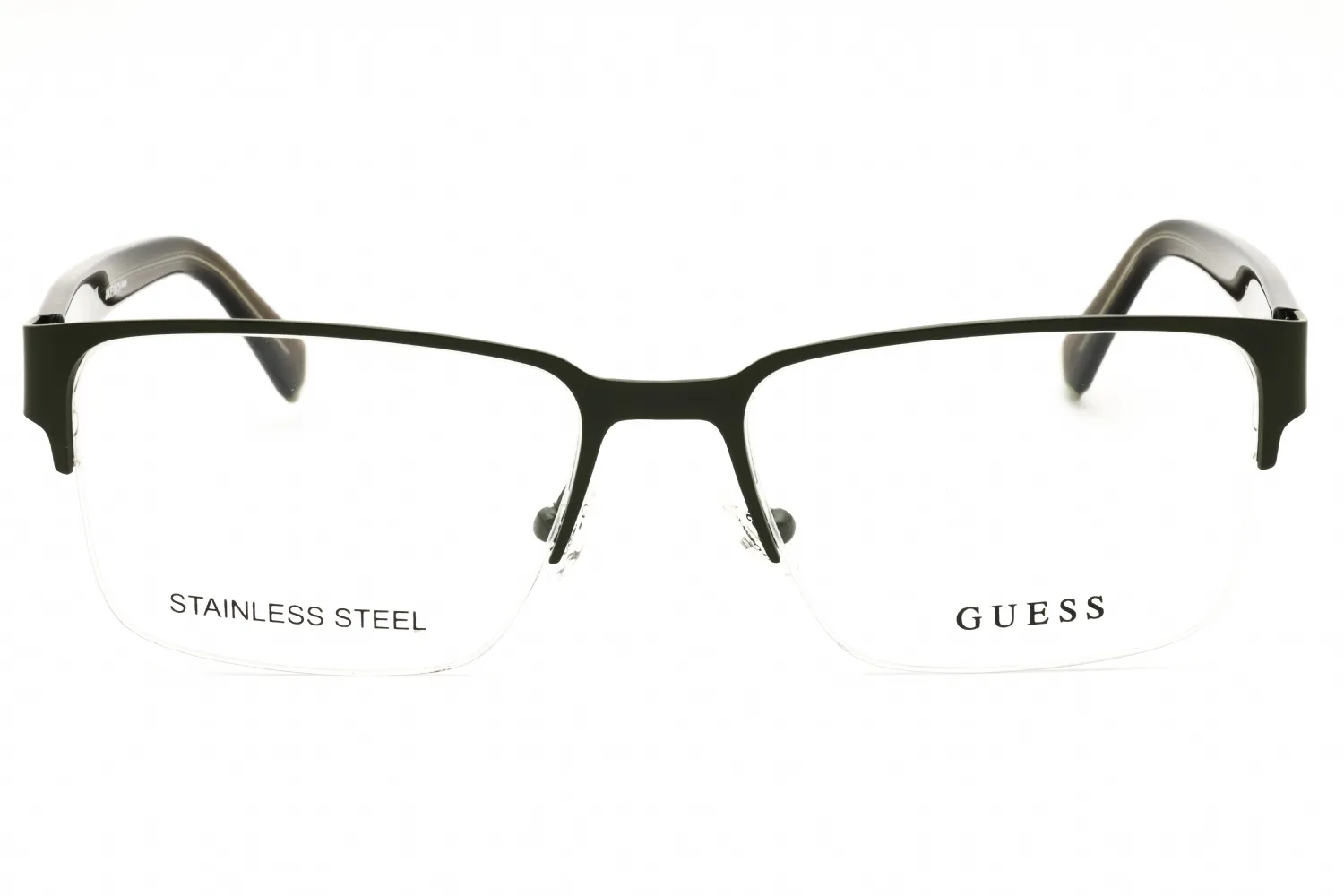 Guess GU50095 097 Eyeglasses Matte Dark Green 55mm Men 2