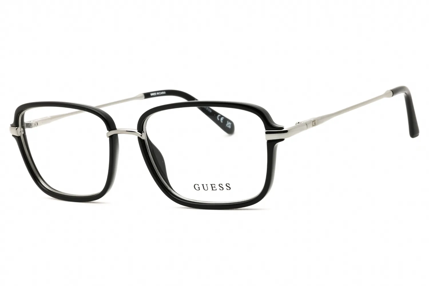 Guess GU50099 001 Eyeglasses Shiny Black 54mm Men