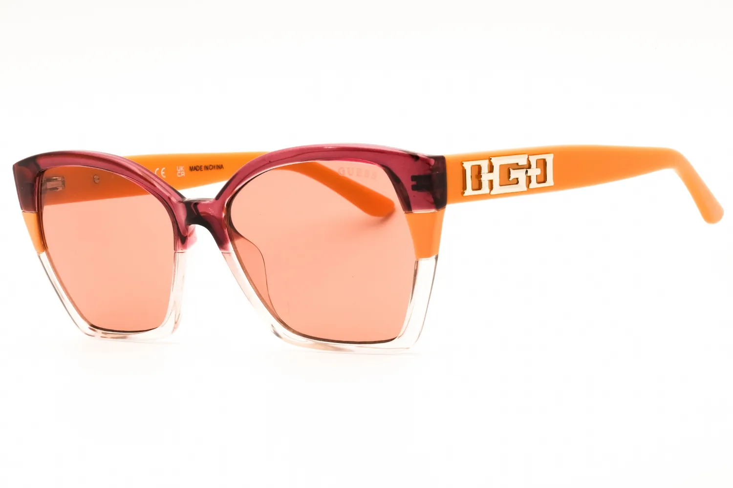 Guess GU7912 44E Sunglasses Orange 55mm Women