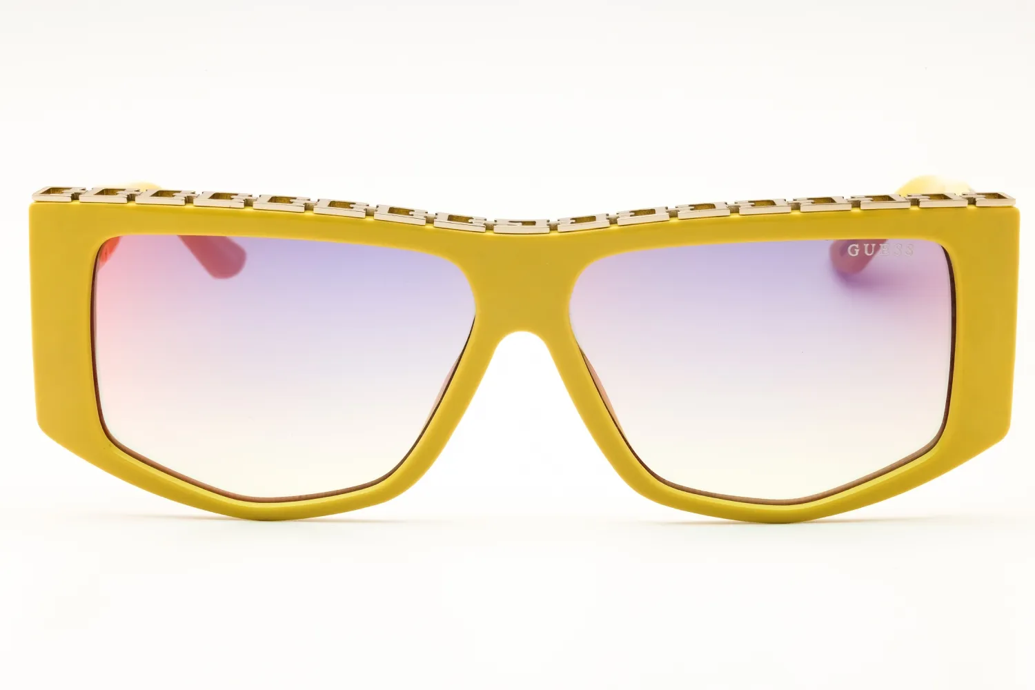 Guess GU7914 39X Sunglasses Shiny Yellow 58mm Women 2