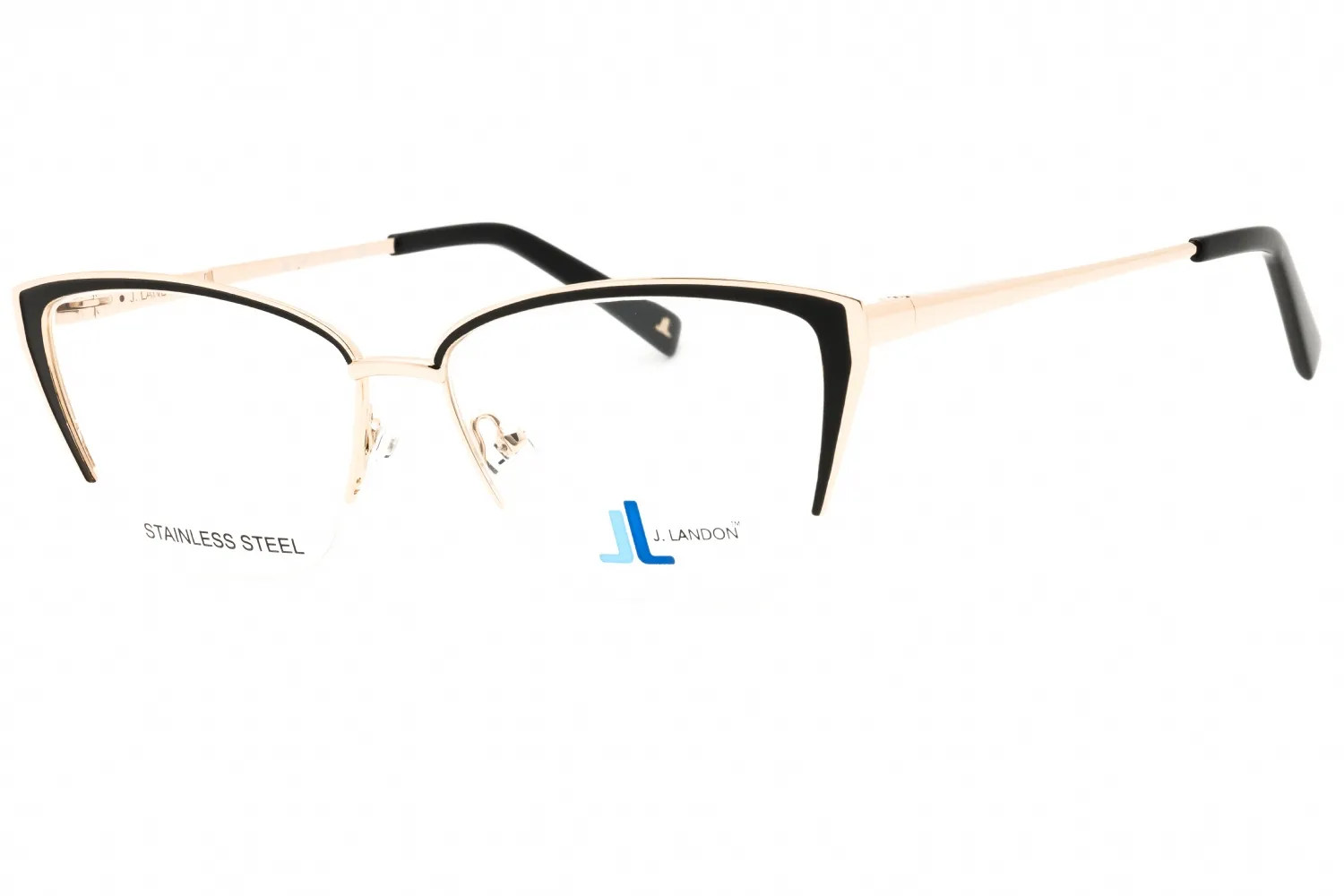 J. Landon JL5010 002 Eyeglasses Matte Black 53mm Women