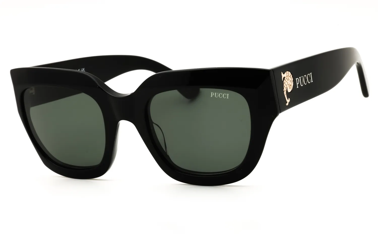 Emilio Pucci EP0215 01A Sunglasses Shiny Black 51mm Women