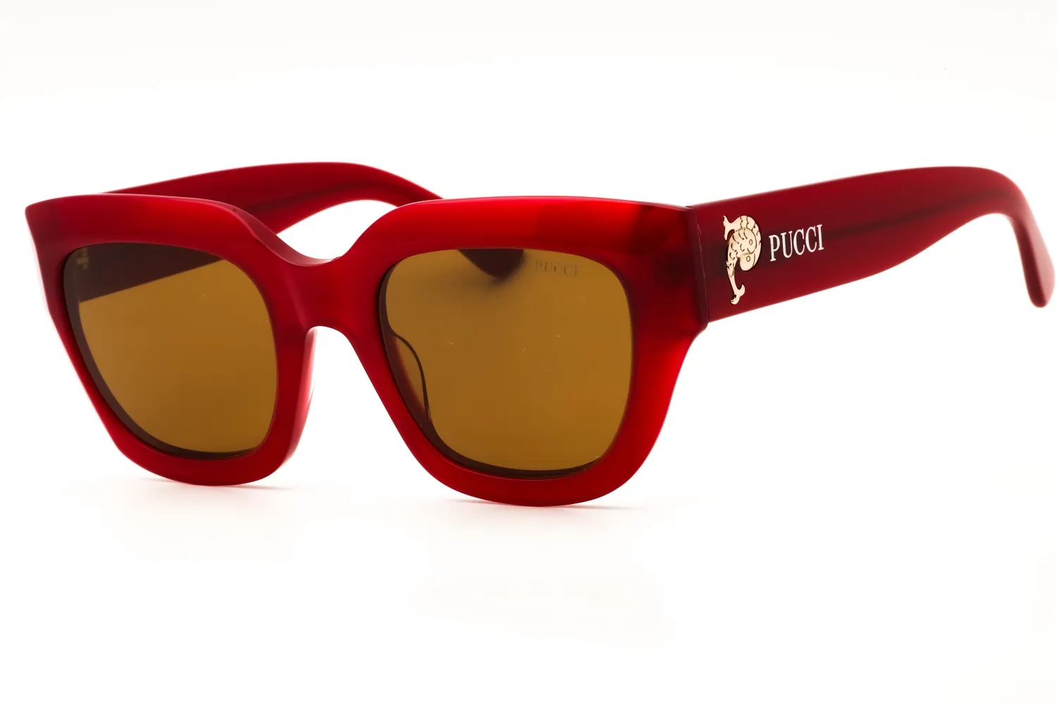 Emilio Pucci EP0215 69E Sunglasses Shiny Bordeaux 51mm Women
