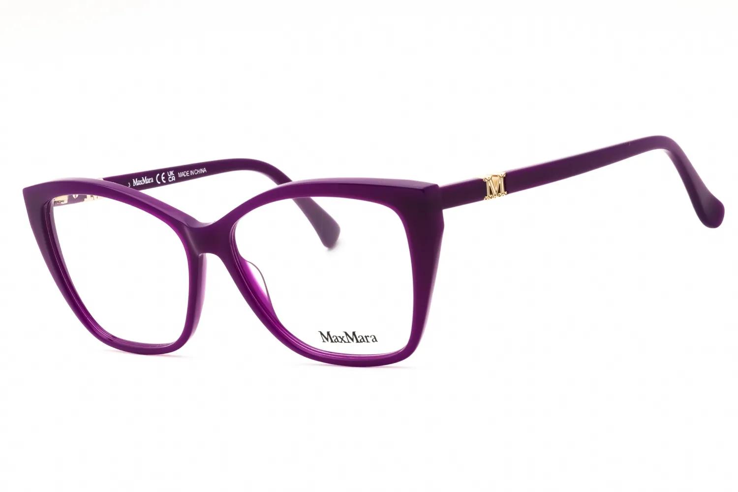Max Mara MM5036 081 Eyeglasses Shiny Violet 54mm Women