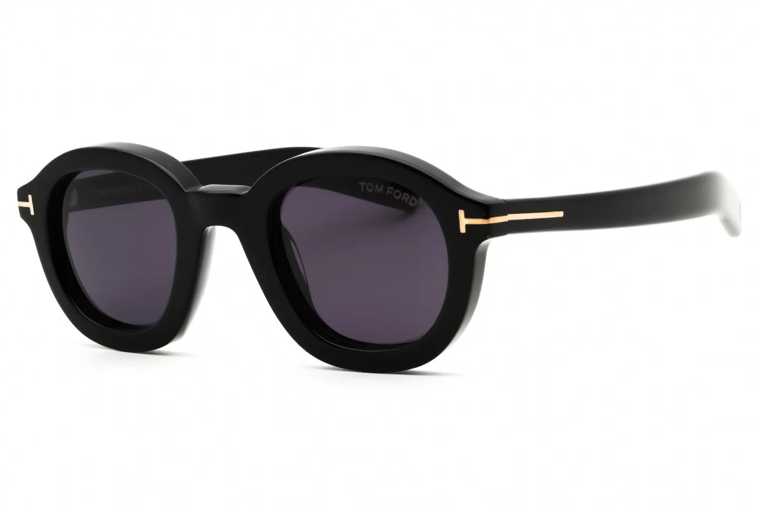 Tom Ford FT1100 01A Sunglasses Shiny Black 46mm Men