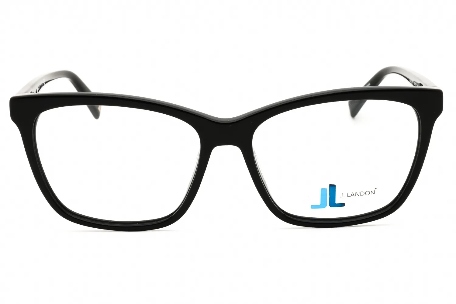 J. Landon JL5013 001 Eyeglasses Shiny Black 55mm Women 2