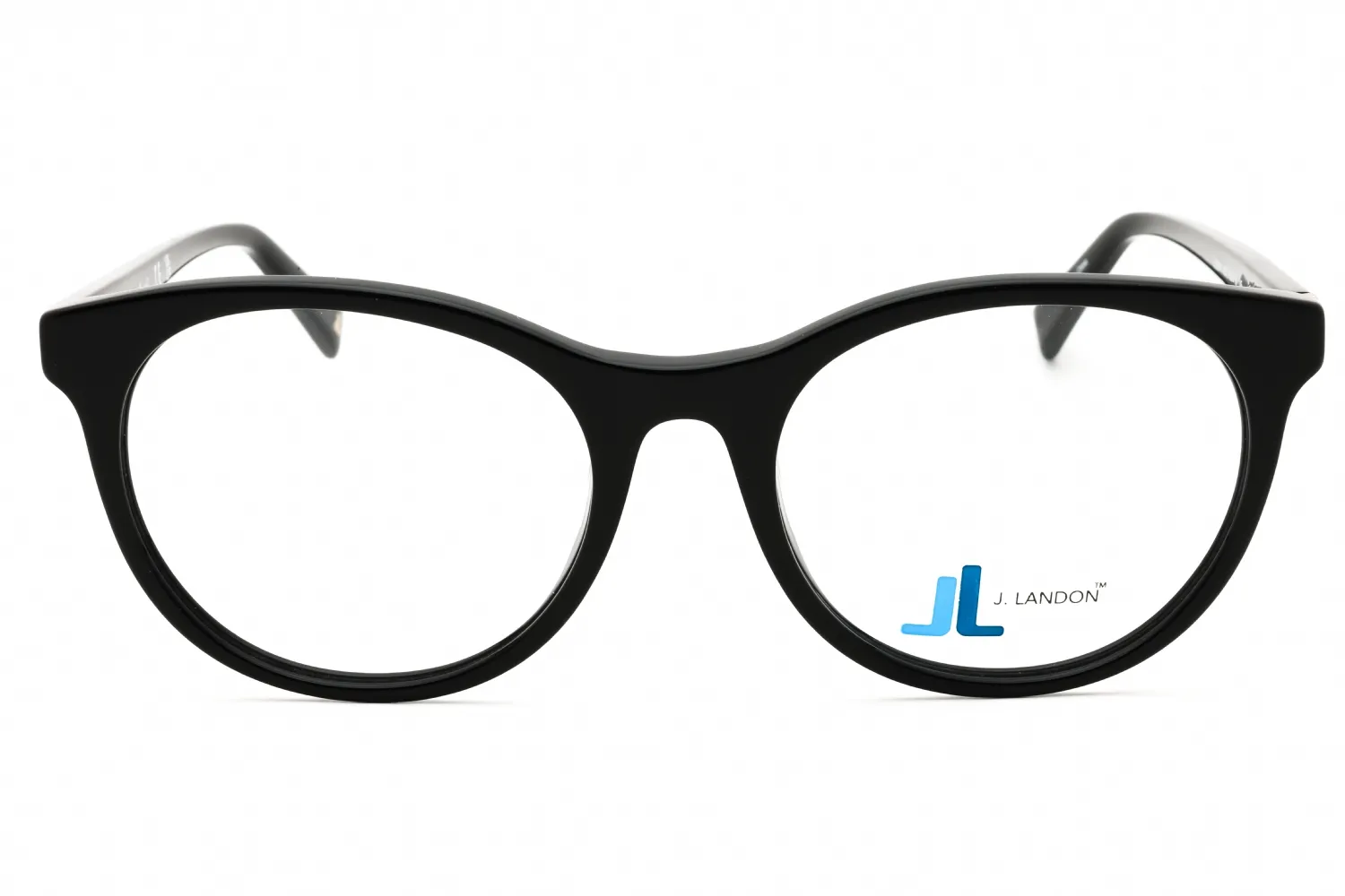 J. Landon JL5014 001 Eyeglasses Shiny Black 52mm Women 2