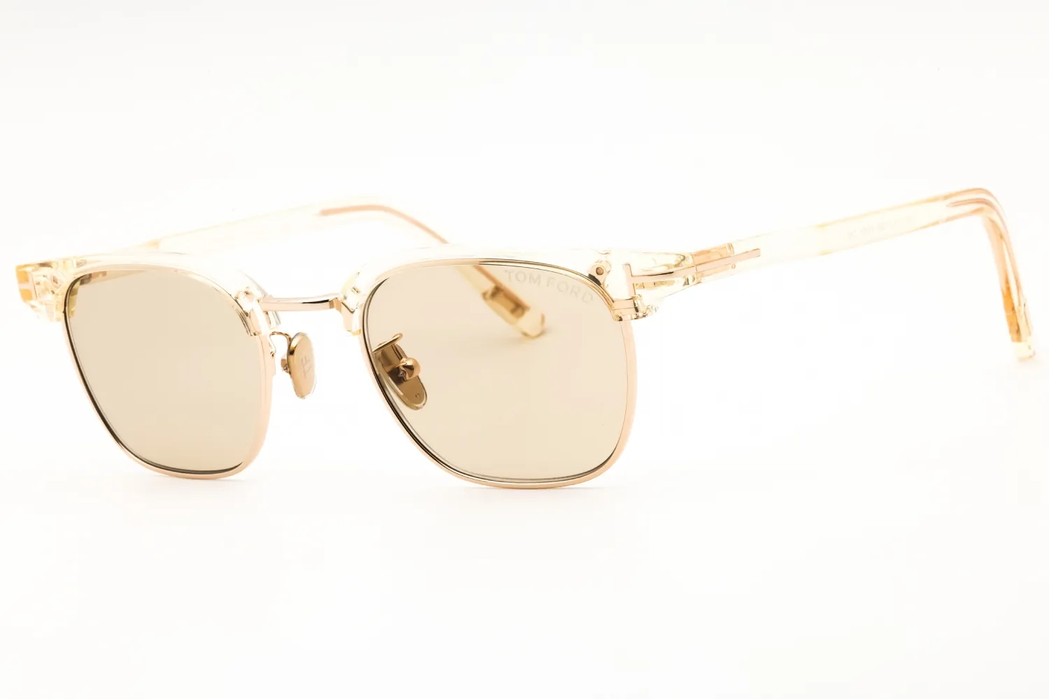 Tom Ford FT1119-D 39E Sunglasses Shiny Yellow 47mm Men