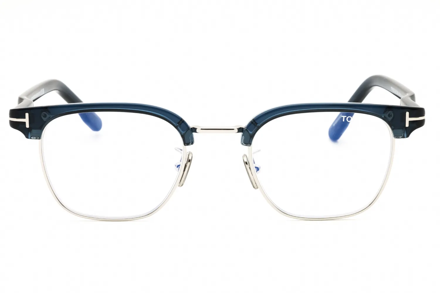 Tom Ford FT5932-D-B 090 Eyeglasses Shiny Blue 47mm Men 2