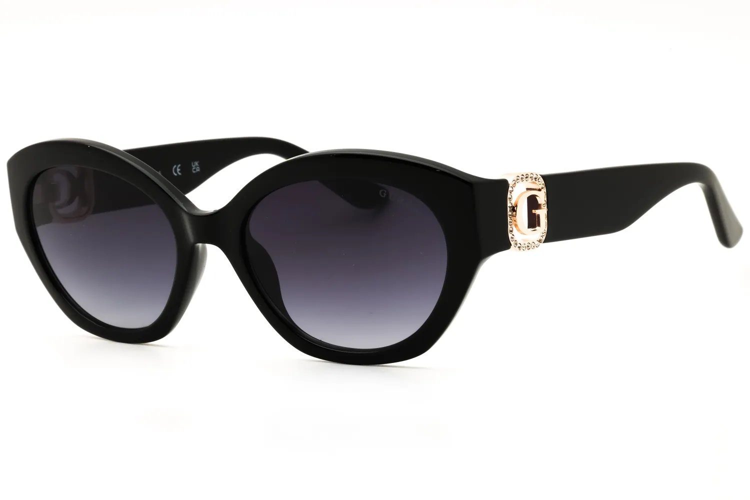 Guess GU00104 01B Sunglasses Shiny Black 56mm Women