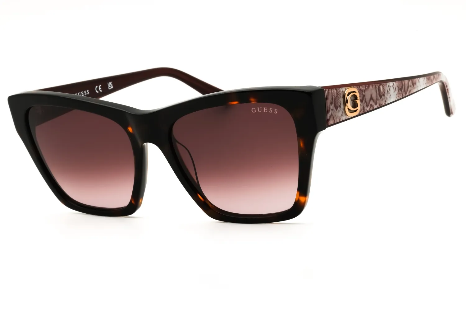 Guess GU00113 52F Sunglasses Dark Havana 55mm Women