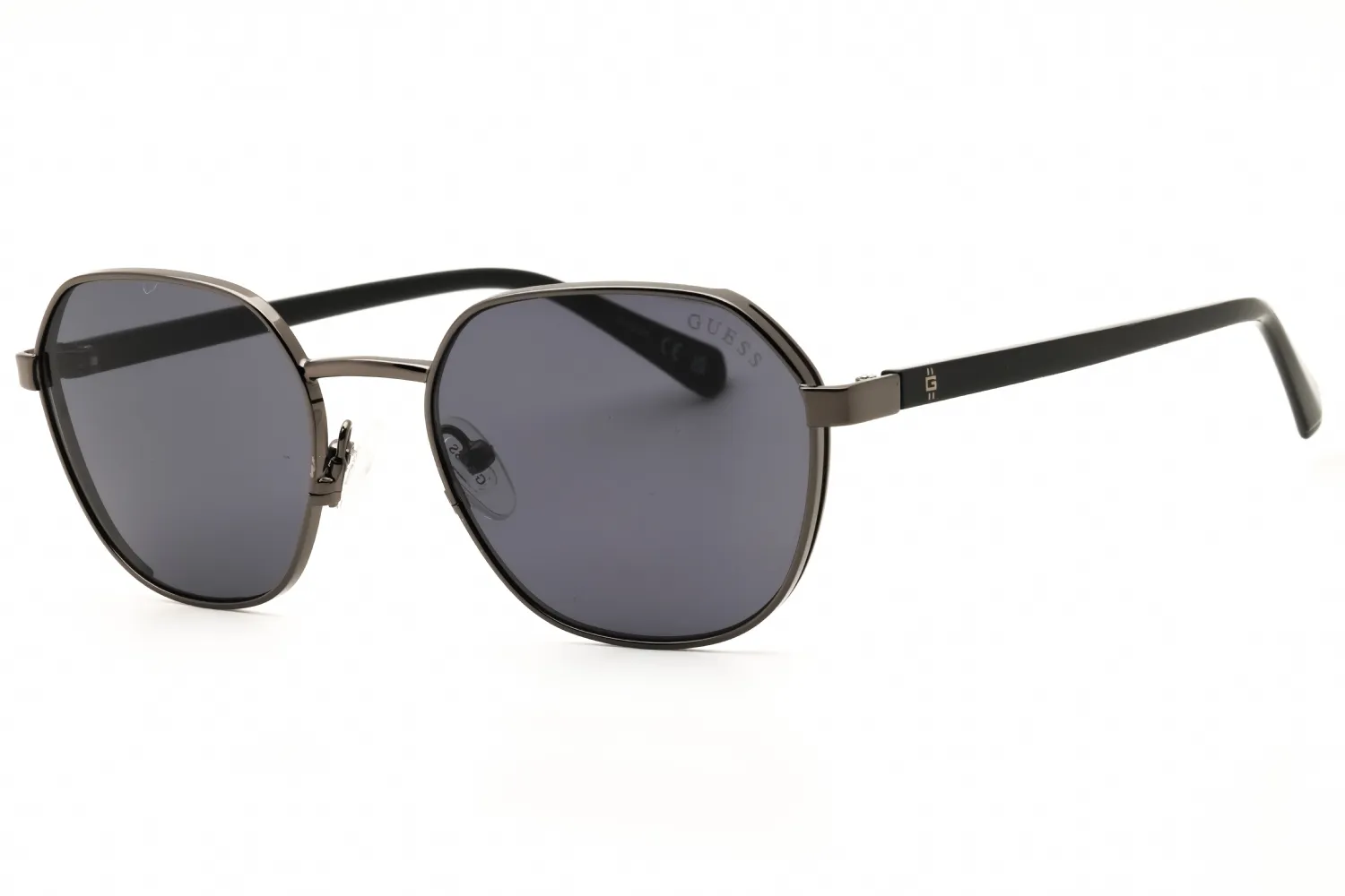 Guess GU00116 08A Sunglasses Shiny Gunmetal 51mm Men