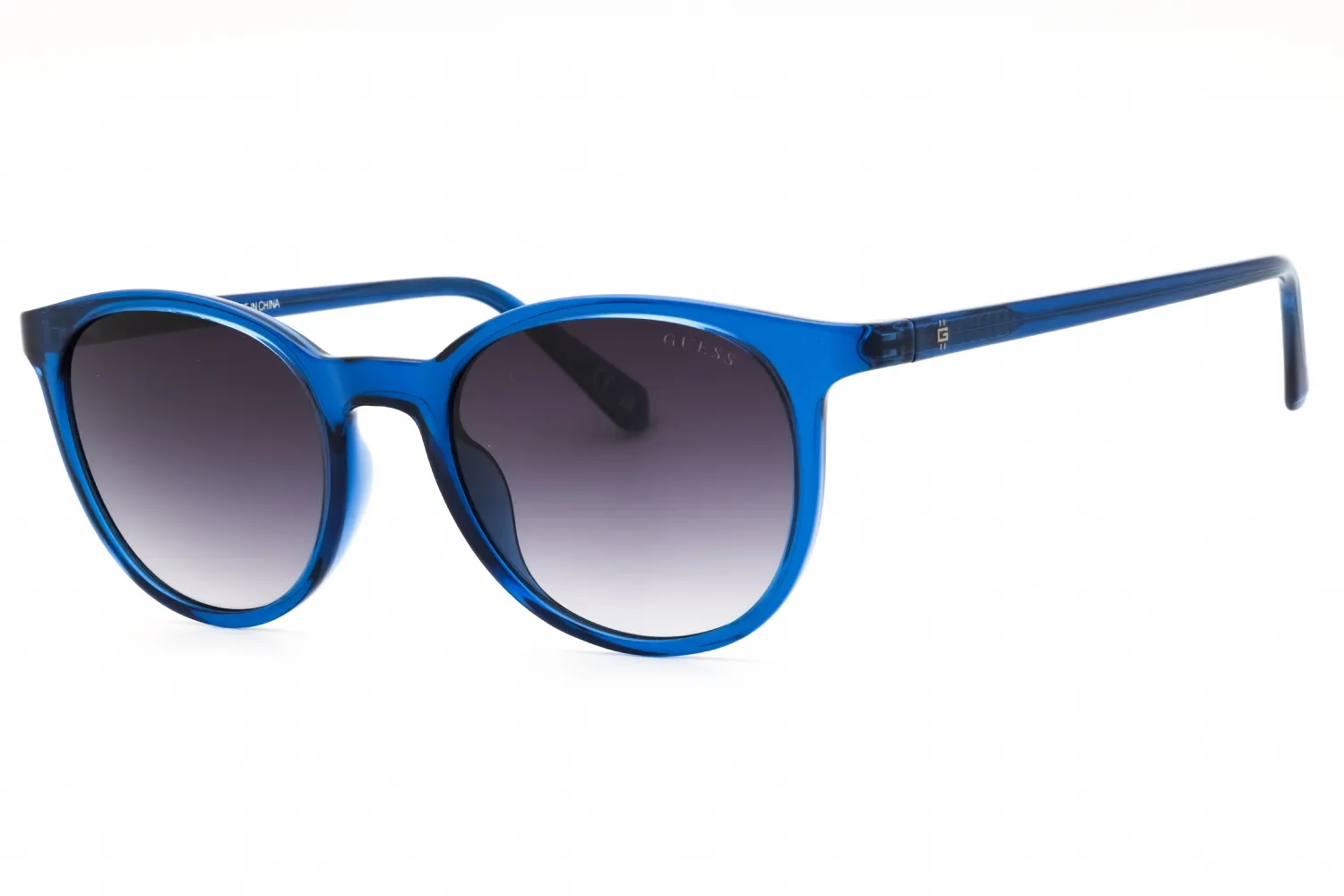 Guess GU00118 90B Sunglasses Shiny Blue 51mm Men