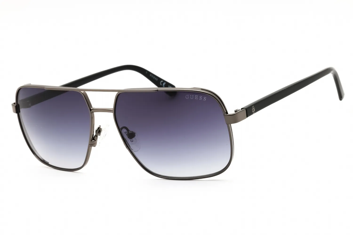 Guess GU00119 08B Sunglasses Shiny Gunmetal 58mm Men