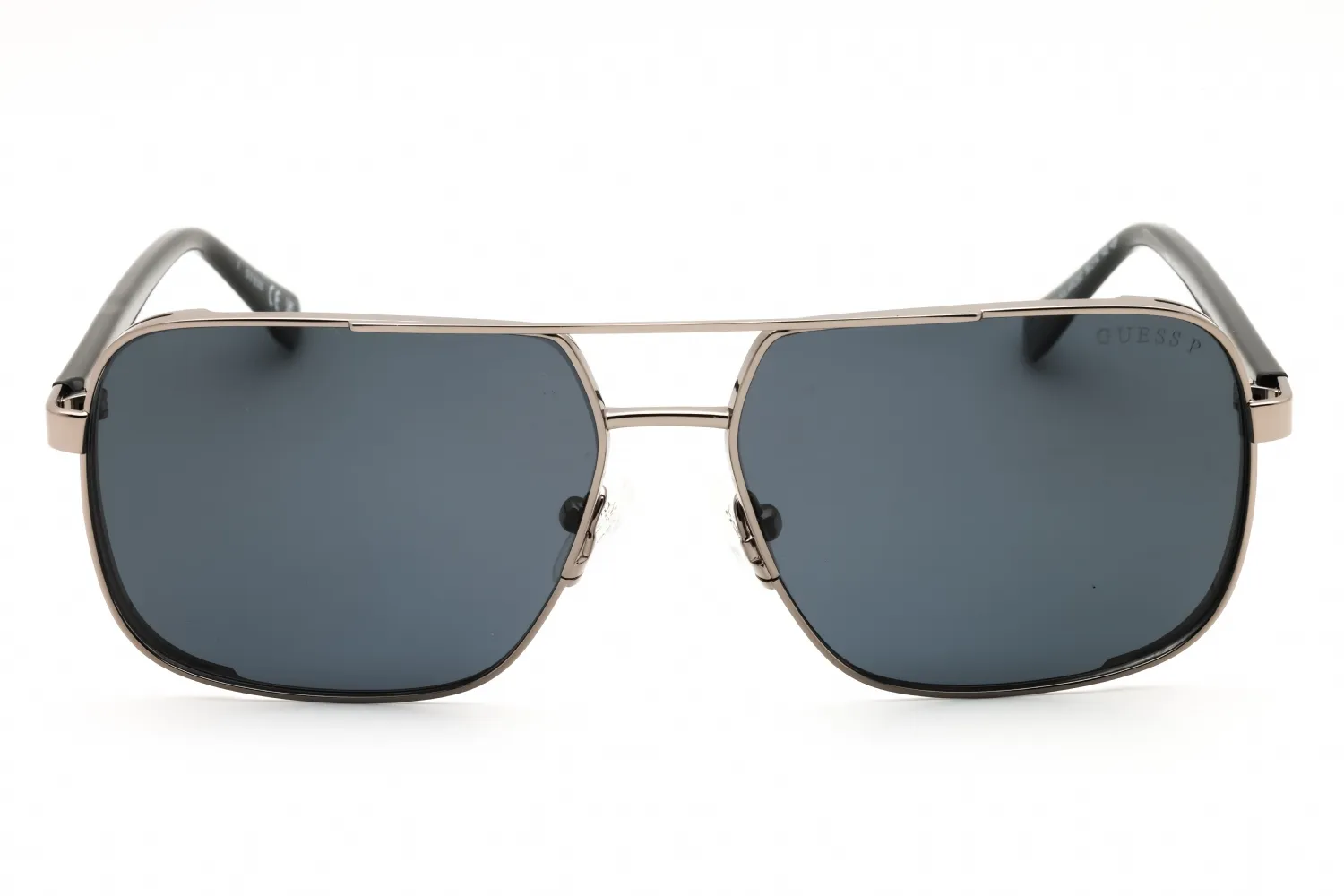 Guess GU00119 08D Sunglasses Shiny Gunmetal 58mm Men 2