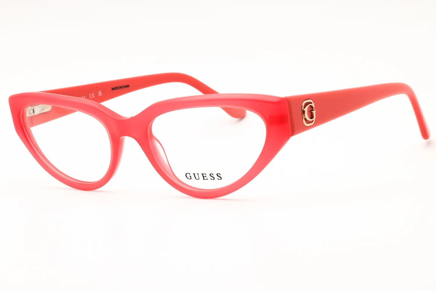 Guess GU50113 072 Eyeglasses Shiny Pink 53mm Women