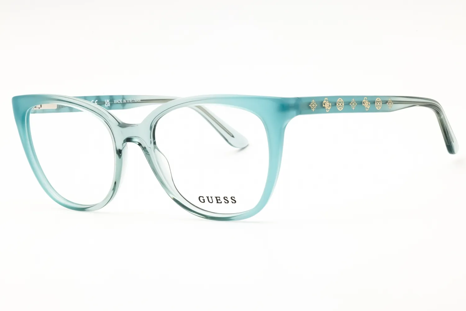 Guess GU50114 089 Eyeglasses Turquoise 51mm Women