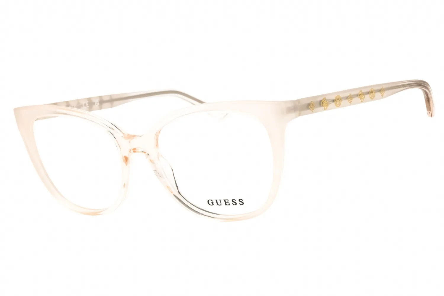Guess GU50114 025 Eyeglasses Light Pink 53mm Women