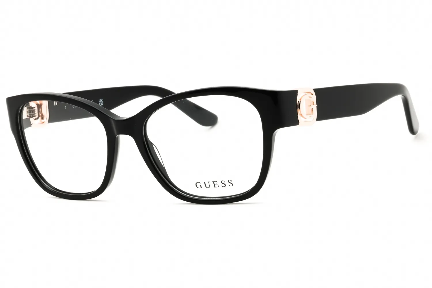 Guess GU50120 001 Eyeglasses Shiny Black 52mm Women