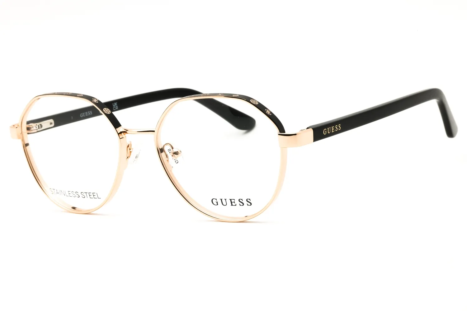 Guess GU50124 005 Eyeglasses Black 51mm Women