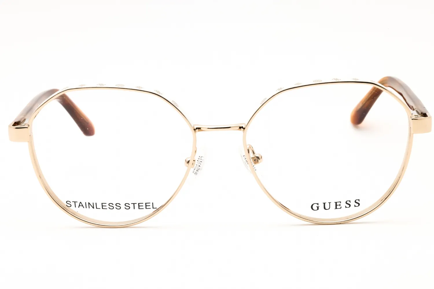 Guess GU50124 032 Eyeglasses Pale Gold 51mm Women 2