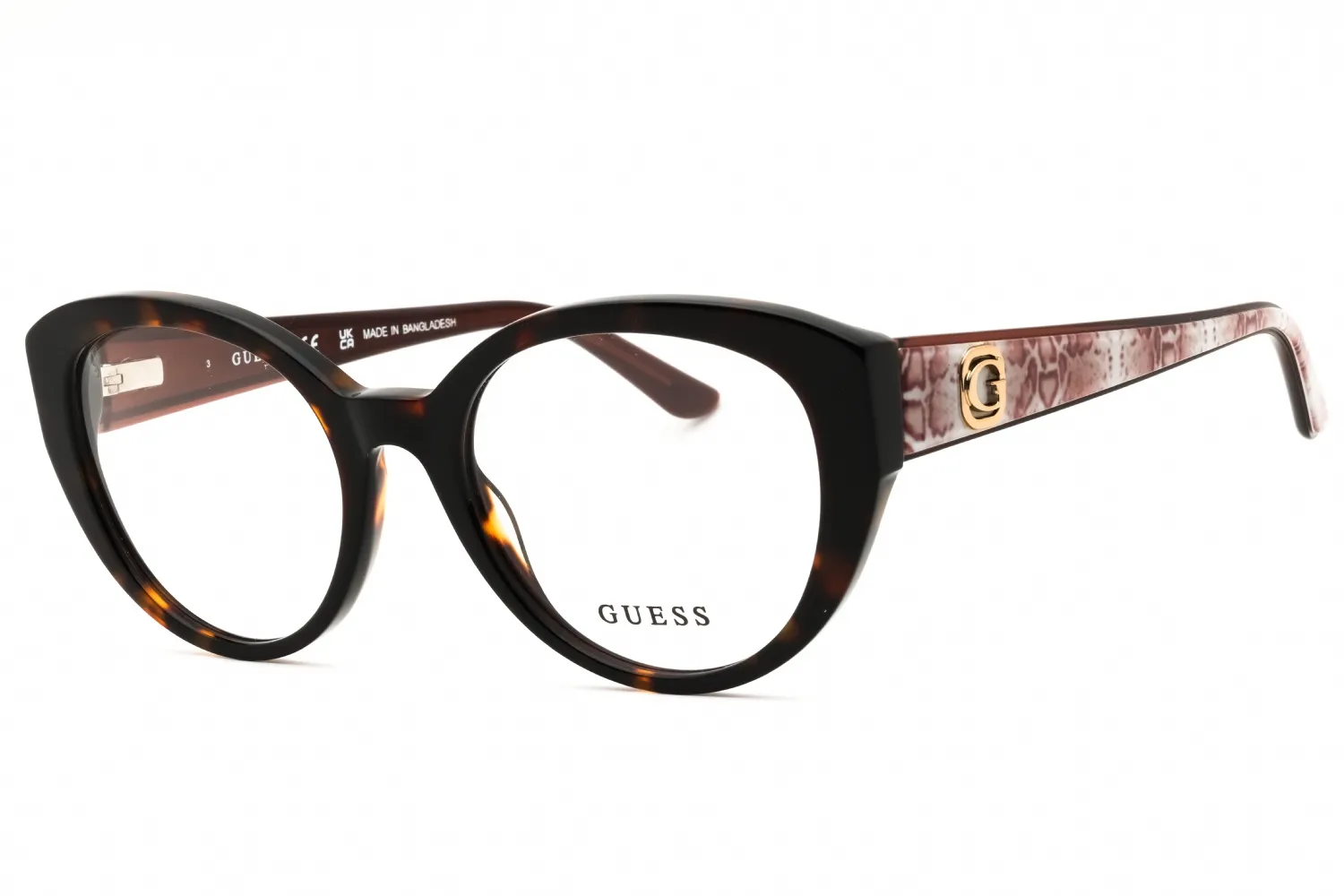 Guess GU50127 052 Eyeglasses Dark Havana 53mm Women
