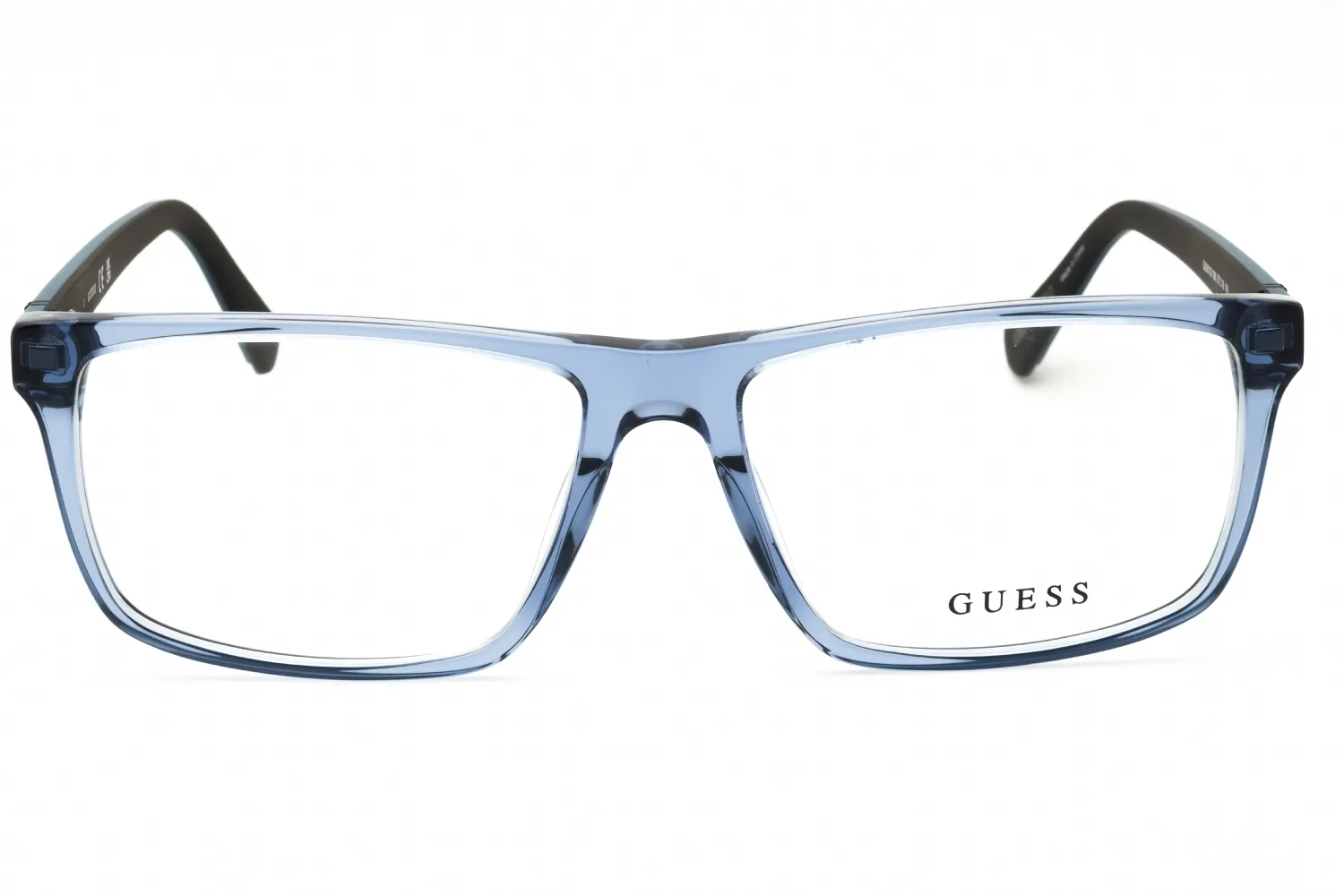 Guess GU50130 090 Eyeglasses Shiny Blue 57mm Men 2
