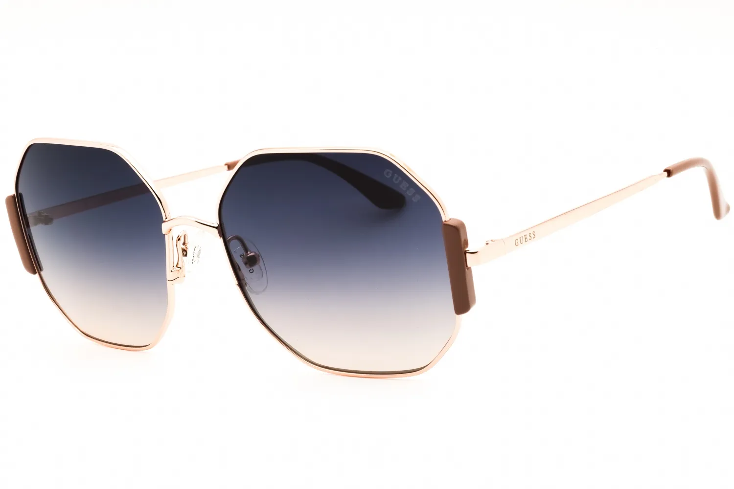 Guess Factory GF6196 28W Sunglasses Shiny Rose Gold 60mm Women