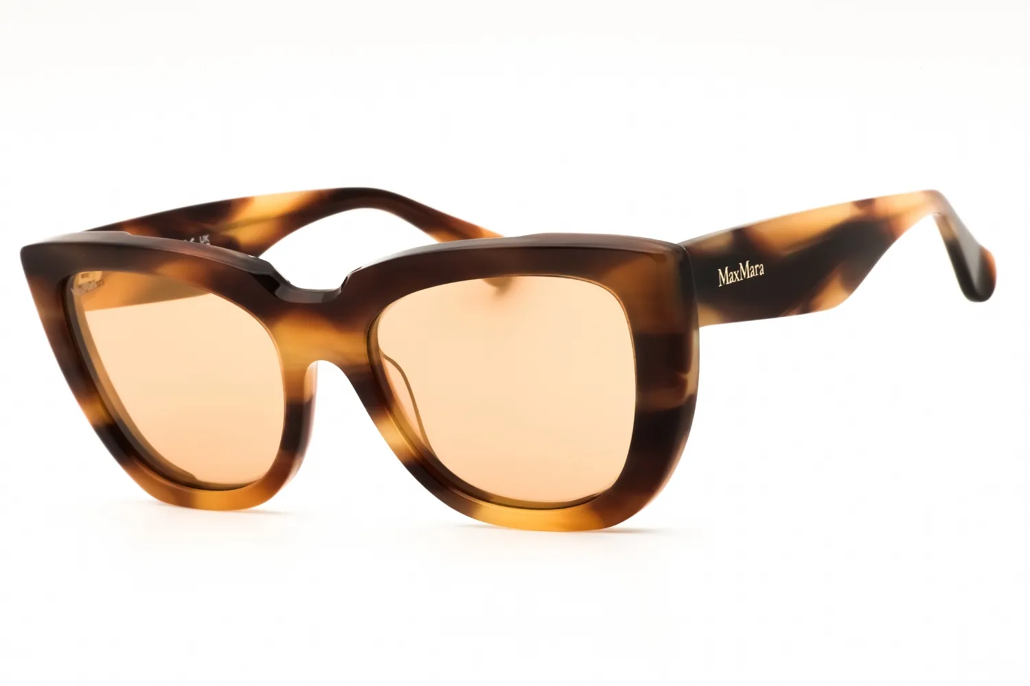 Max Mara MM0090 47G Sunglasses Light Brown 54mm Women