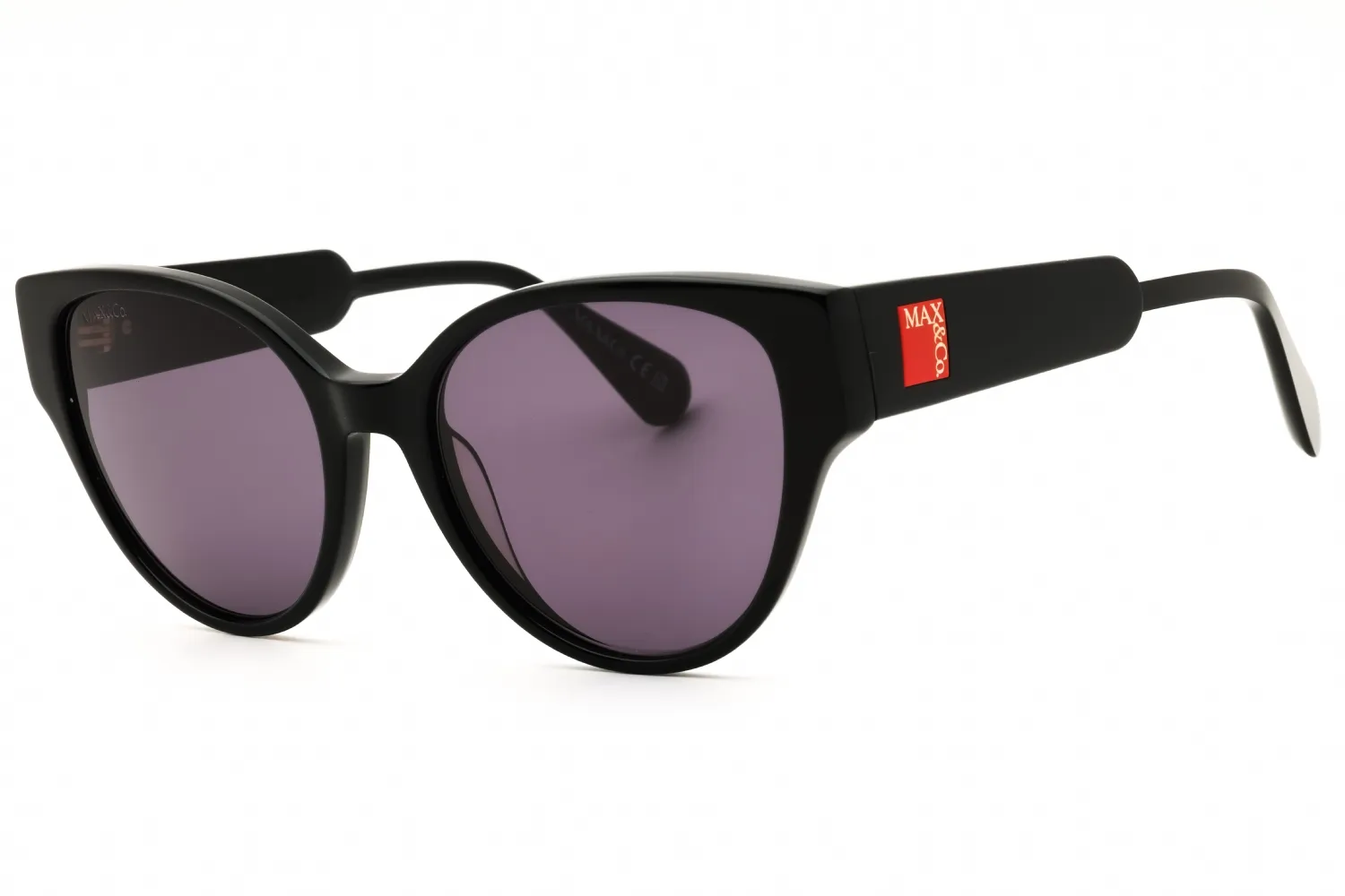 Max &amp; Co MO0095 01A Sunglasses Shiny Black 54mm Women