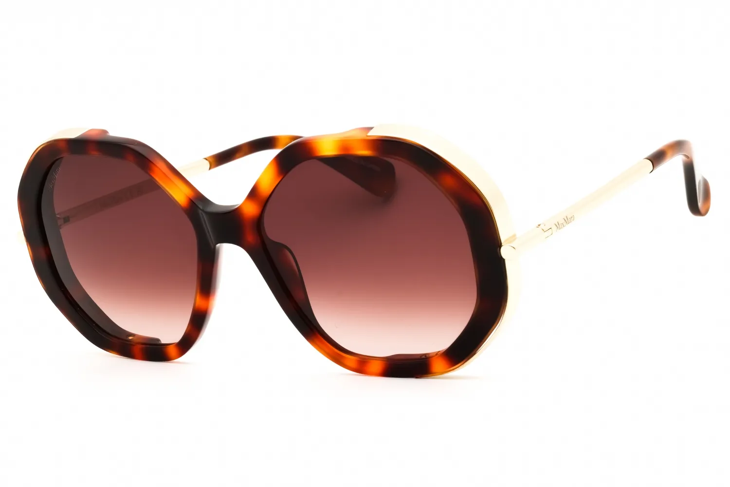 Max Mara MM0094 52F Sunglasses Dark Havana 55mm Women