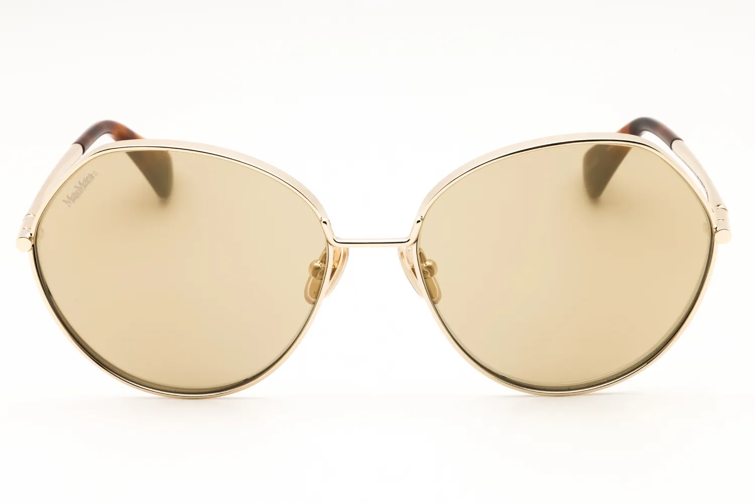 Max Mara MM0096 32G Sunglasses Gold 57mm Women 2