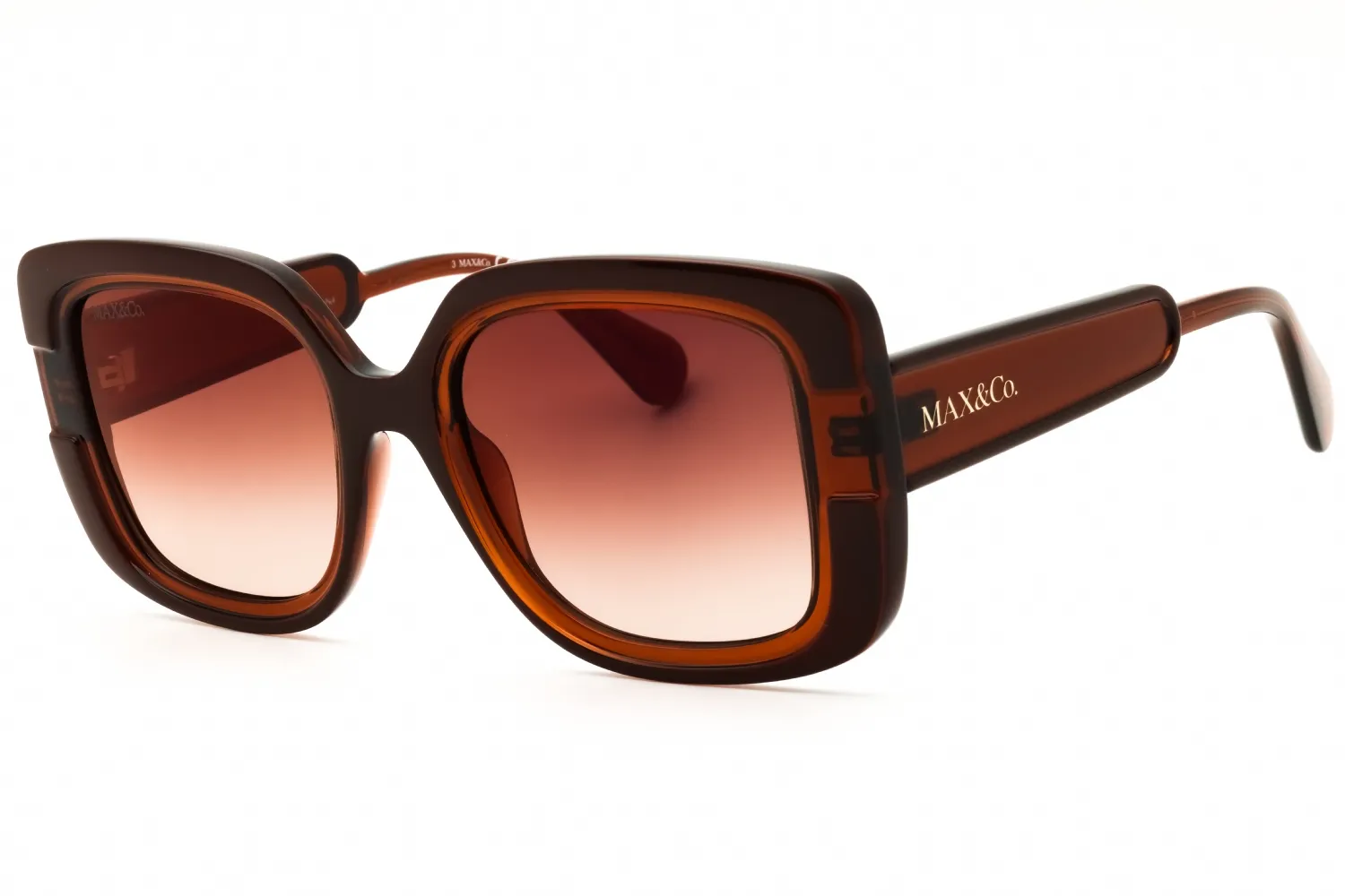 Max & Co MO0096 50F Sunglasses Dark Brown 52mm Women