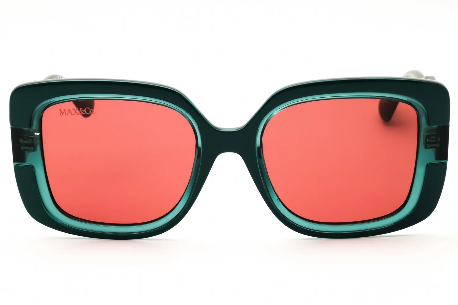 Max & Co MO0096 98S Sunglasses Dark Green 52mm Women 2