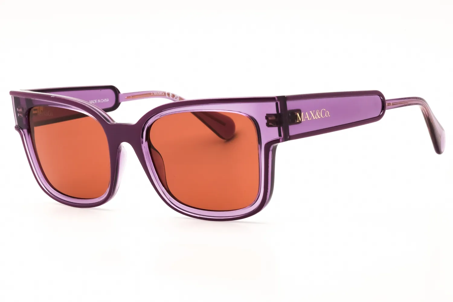 Max & Co MO0098 81E Sunglasses Shiny Violet 53mm Women